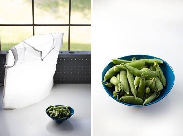 White t-shirt for food photography use.