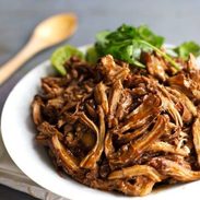 Honey Glazed Crockpot Chicken Adobo - simple pantry ingredients, hardly any hands-on time, 200 calories. | https://weightloss-trim.fit