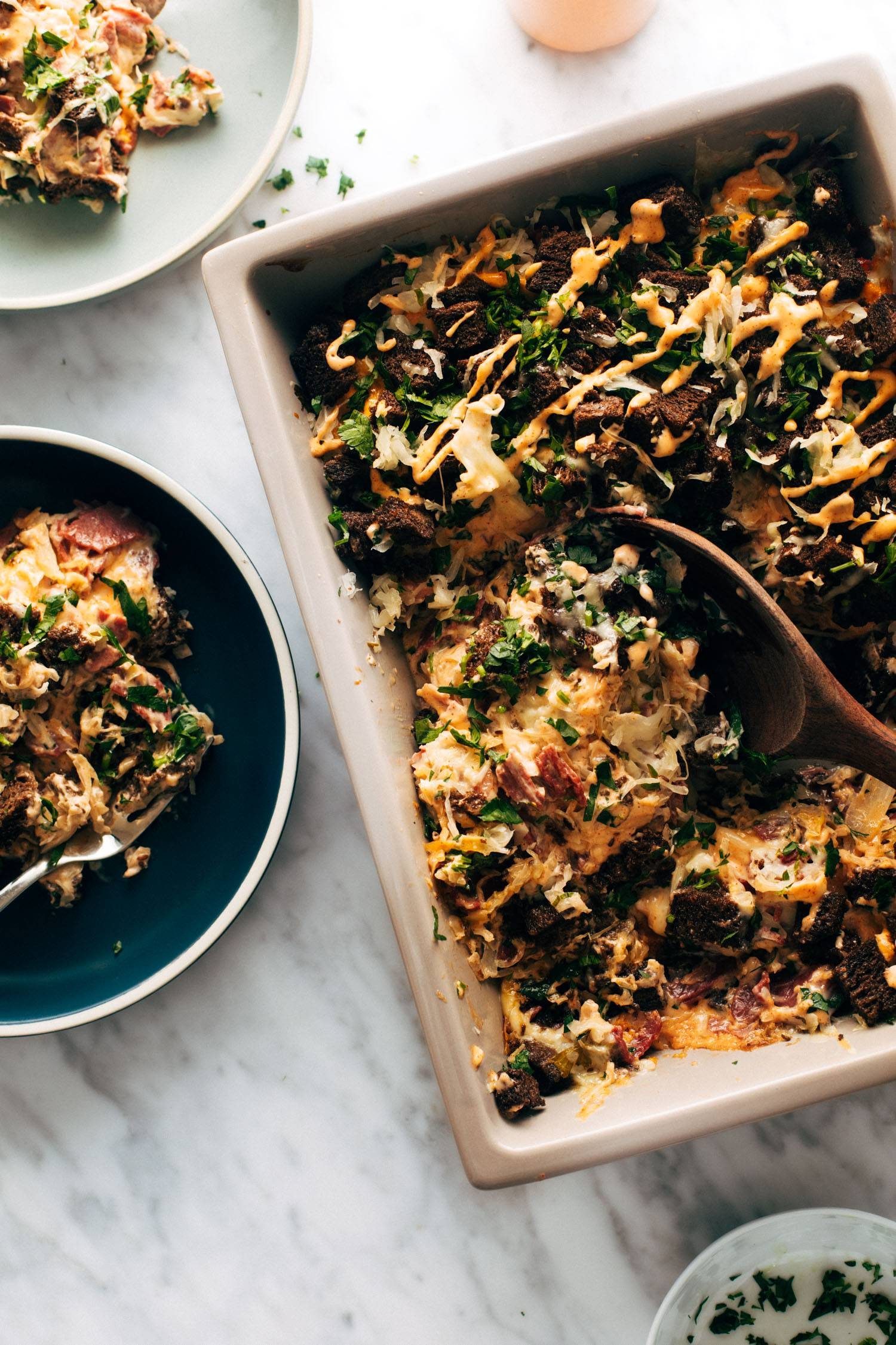 Reuben casserole.